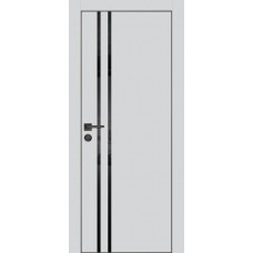PX-11 PET агат матовый, 550*1900 черный лакоб. врезка под петли AGB и замок , черная кр. с 4-х ст.