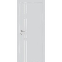 PX-11 PET агат матовый, 600*2000 белоснежный лакоб. врезка под петли AGB и замок , Al-кр. с 4-х ст.