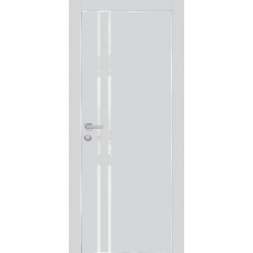 PX-11 PET агат матовый, 600*2000 белоснежный лакоб. врезка под петли AGB и замок , Al-кр. с 4-х ст.