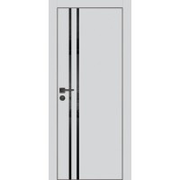 PX-11 PET агат матовый, 600*2000 черный лакоб. врезка под петли AGB и замок , черная кр. с 4-х ст.
