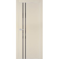 PX-11 PET бежевый матовый, 700*2000 серый лакоб. врезка под петли AGB и замок , Al-кр. с 4-х ст.