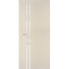 PX-11 PET бежевый матовый, 800*2000 белоснежный лакоб. врезка под петли AGB и замок , Al-кр. с 4-х