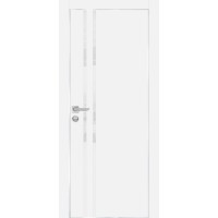PX-11 PET белый матовый, 550*1900 белоснежный лакоб. врезка под петли AGB и замок , Al-кр. с 4-х ст