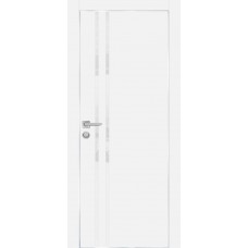 PX-11 PET белый матовый, 550*1900 белоснежный лакоб. врезка под петли AGB и замок , Al-кр. с 4-х ст