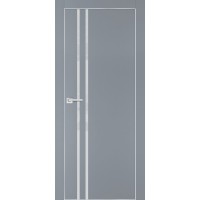 PX-11 PET серый матовый, 550*1900 лунный лакоб. врезка под петли AGB и замок , Al-кр. с 4-х ст.