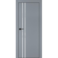 PX-11 PET серый матовый, 550*1900 лунный лакоб. врезка под петли AGB и замок , черная кр. с 4-х ст.