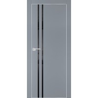 PX-11 PET серый матовый, 600*1900 черный лакоб. врезка под петли AGB и замок , Al-кр. с 4-х ст.