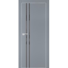 PX-11 PET серый матовый, 700*2000 серый лакоб. врезка под петли AGB и замок , Al-кр. с 4-х ст.