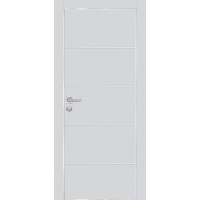 PX-12 PET агат матовый, 600*2000 врезка под петли AGB и замок  Al-кр. с 4-х ст