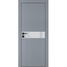 PX-13 PET серый матовый, 550*1900 лунный лакоб. врезка под петли AGB и замок , черная кр. с 4-х ст.