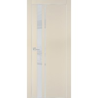 PX-16 PET бежевый матовый, 550*1900 лунный лакоб. врезка под петли AGB и замок  Al-кр. с 4-х ст