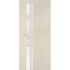 PX-16 PET бежевый матовый, 700*2000 белоснежный лакоб. врезка под петли AGB и замок  Al-кр. с 4-х с