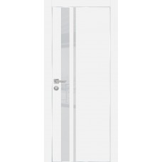 PX-16 PET белый матовый, 600*1900 лунный лакоб. врезка под петли AGB и замок  Al-кр. с 4-х ст