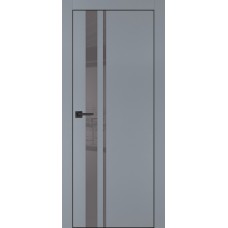 PX-16 PET серый матовый, 550*1900 серый лакоб. врезка под петли AGB и замок  черн.кр. с 4-х ст