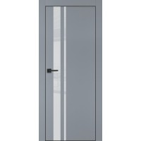 PX-16 PET серый матовый, 900*2000 лунный лакоб. врезка под петли AGB и замок черн.кр. с 4-х ст