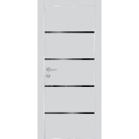 PX-17 PET агат матовый, 550*1900 черный лакоб. врезка под петли AGB и замок  Al-кр. с 4-х ст