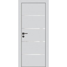 PX-17 PET агат матовый, 600*1900 белоснежный лакоб. врезка под петли AGB и замок  черн.кр. с 4-х ст