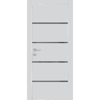 PX-17 PET агат матовый, 600*2000 серый лакоб. врезка под петли AGB и замок  Al-кр. с 4-х ст