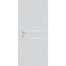 PX-18 PET агат матовый, 600*1900 белоснежный лакоб. врезка под петли AGB и замок , Al-кр. с 4-х ст.