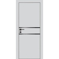 PX-18 PET агат матовый, 700*2000 черный лакоб. врезка под петли AGB и замок , черная кр. с 4-х ст.