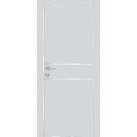 PX-18 PET агат матовый, 800*2000 белоснежный лакоб. врезка под петли AGB и замок , Al-кр. с 4-х ст.