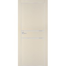 PX-18 PET бежевый матовый, 900*2000 лунный лакоб. врезка под петли AGB и замок , Al-кр. с 4-х ст.