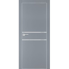 PX-18 PET серый матовый, 550*1900 лунный лакоб. врезка под петли AGB и замок , Al-кр. с 4-х ст.