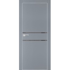 PX-18 PET серый матовый, 550*1900 серый лакоб. врезка под петли AGB и замок , Al-кр. с 4-х ст.