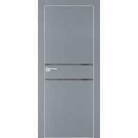 PX-18 PET серый матовый, 900*2000 серый лакоб. врезка под петли AGB и замок , Al-кр. с 4-х ст.