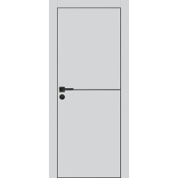 PX-19 PET агат матовый, 700*2000 черный молдинг врезка под петли AGB и замок черная кр. с 4-х ст.