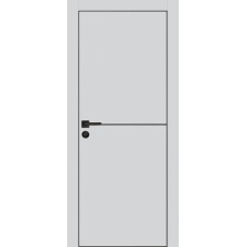 PX-19 PET агат матовый, 900*2000 черный молдинг врезка под петли AGB и замок черная кр. с 4-х ст.