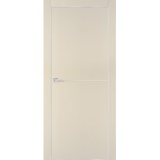 PX-19 PET бежевый матовый, 550*1900 Al-молдинг врезка под петли AGB и замок Al-кр. с 4-х ст.