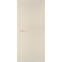 PX-19 PET бежевый матовый, 600*2000 Al-молдинг врезка под петли AGB и замок Al-кр. с 4-х ст.