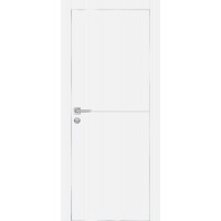 PX-19 PET белый матовый, 800*2000 Al-молдинг врезка под петли AGB и замок Al-кр. с 4-х ст.