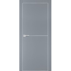 PX-19 PET серый матовый, 900*2000 Al-молдинг врезка под петли AGB и замок Al-кр. с 4-х ст.