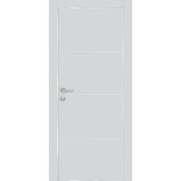 PX-2 PET агат матовый, 900*2000 врезка под петли AGB и замок  Al-кр. с 4-х ст