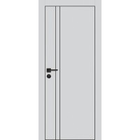 PX-20 PET агат матовый, 600*1900 черны молдинг врезка под петли AGB и замок черная кр. с 4-х ст.