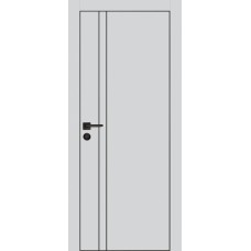 PX-20 PET агат матовый, 800*2000 черны молдинг врезка под петли AGB и замок черная кр. с 4-х ст.