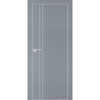 PX-20 PET серый матовый, 600*2000 Al-молдинг врезка под петли AGB и замок Al-кр. с 4-х ст.