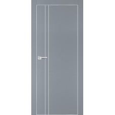PX-20 PET серый матовый, 900*2000 Al-молдинг врезка под петли AGB и замок Al-кр. с 4-х ст.
