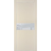 PX-3 PET бежевый матовый, 550*1900 лунный лакоб. врезка под петли AGB и замок  Al-кр. с 4-х ст