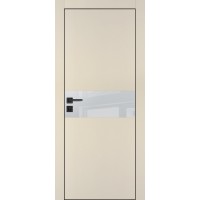 PX-3 PET бежевый матовый, 550*1900 лунный лакоб. врезка под петли AGB и замок  черн.кр. с 4-х ст