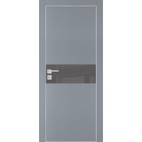 PX-3 PET серый матовый, 600*2000 серый лакоб. врезка под петли AGB и замок  Al-кр. с 4-х ст