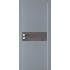 PX-3 PET серый матовый, 700*2000 серый лакоб. врезка под петли AGB и замок  Al-кр. с 4-х ст