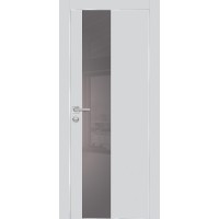 PX-6 PET агат матовый, 800*2000 серый лакоб. врезка под петли AGB и замок  Al-кр. с 4-х ст