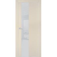 PX-6 PET бежевый матовый, 550*1900 лунный лакоб. врезка под петли AGB и замок  Al-кр. с 4-х ст