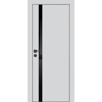 PX-8 PET агат матовый, 600*2000 черный лакоб. врезка под петли AGB и замок , черная кр. с 4-х ст.