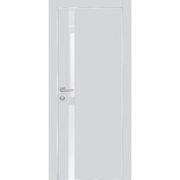 PX-8 PET агат матовый, 800*2000 белоснежный лакоб. врезка под петли AGB и замок , Al-кр. с 4-х ст.