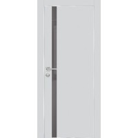 PX-8 PET агат матовый, 900*2000 черный лакоб. врезка под петли AGB и замок , Al-кр. с 4-х ст.