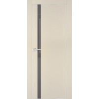 PX-8 PET бежевый матовый, 600*1900 серый лакоб. врезка под петли AGB и замок , Al-кр. с 4-х ст.